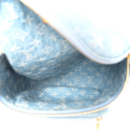 Louis Vuitton Monogram Denim Mini Bumbag Sky Blue 5 of 9