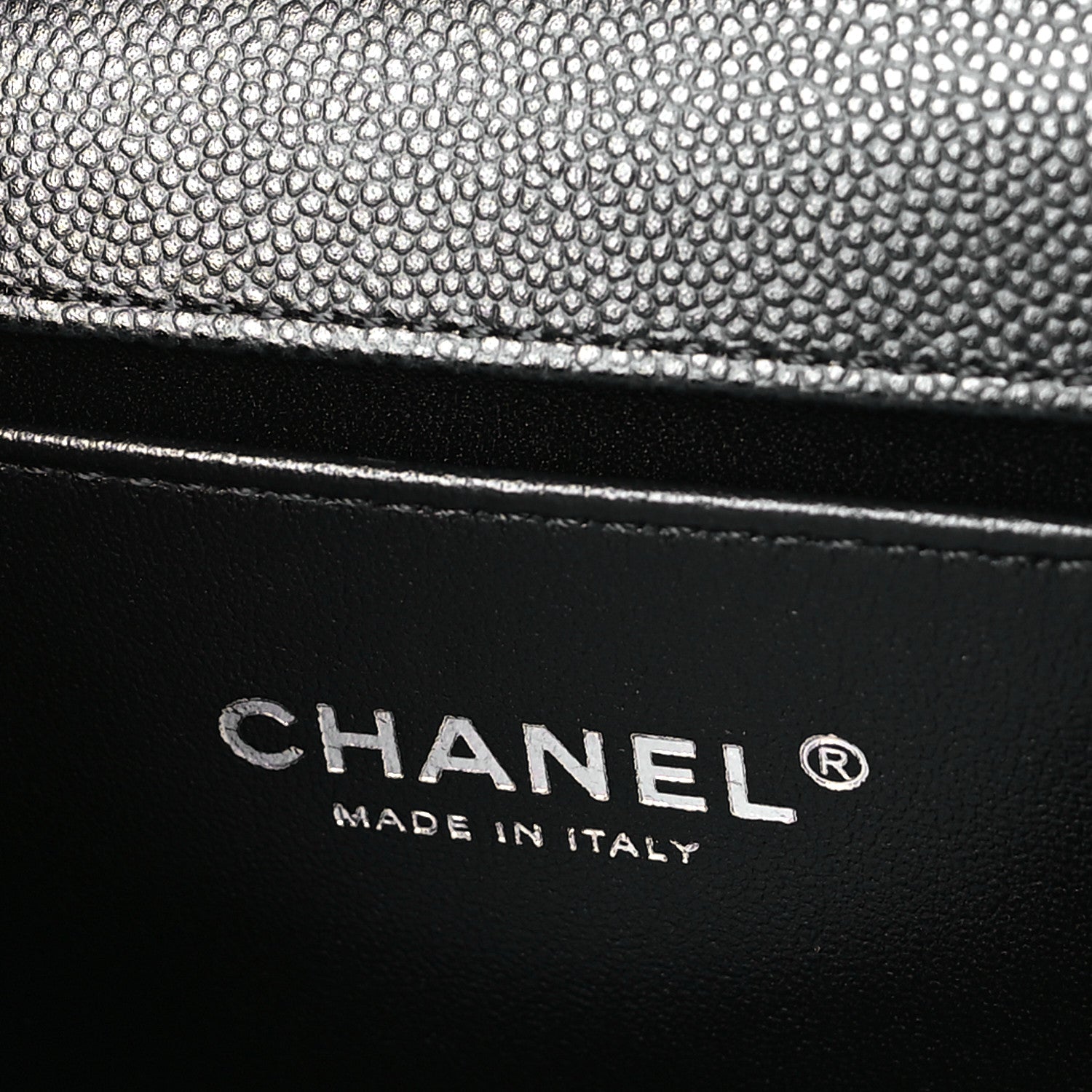 Chanel Caviar Quilted Medium Boy Flap Black 6 of 10