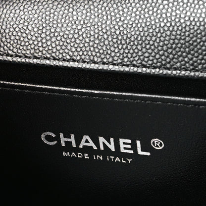 Chanel Caviar Quilted Medium Boy Flap Black 6 of 10