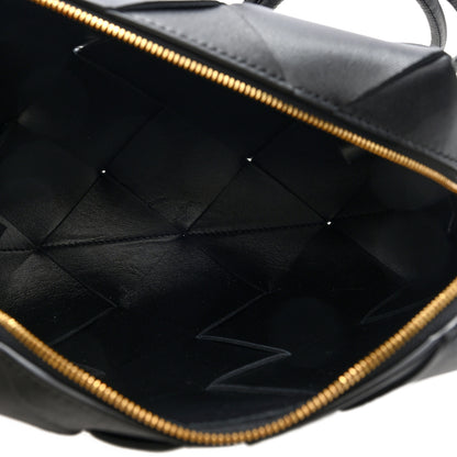 Bottega Veneta Lambskin Maxi Intrecciato Small Cassette Camera Bag Black 5 of 9