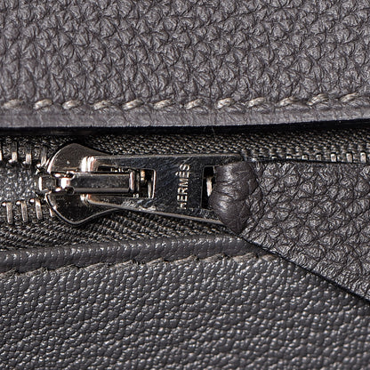 Celine Lambskin Bi-Cabas Grey Cognac 32 of 68