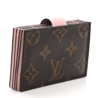Louis Vuitton Monogram Gusset Card Holder Rose Ballerine 3 of 9