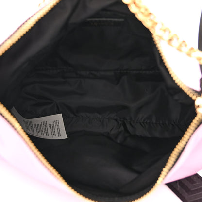 Versace Nylon Tribute Chain Crossbody Shoulder Bag Light Pink 5 of 10