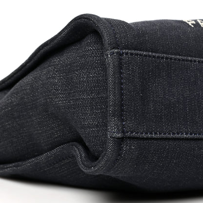 Chanel Denim Mini Deauville Tote Dark Blue 8 of 11