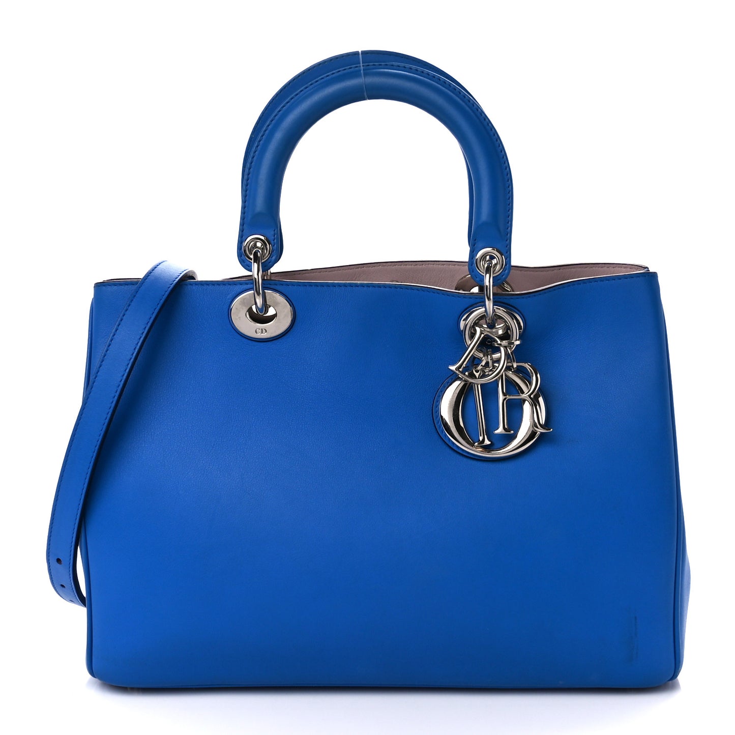 Smooth Calfskin Diorissimo Tote Blue