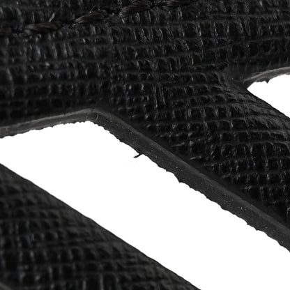 Off-White Saffiano Sculpture Binder Clip Shoulder Bag Black 22 of 22