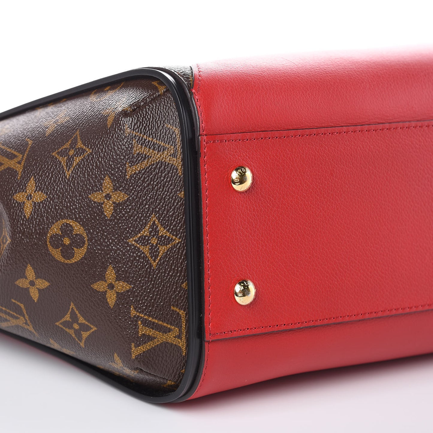 Calfskin Monogram Kimono Tote Cherry