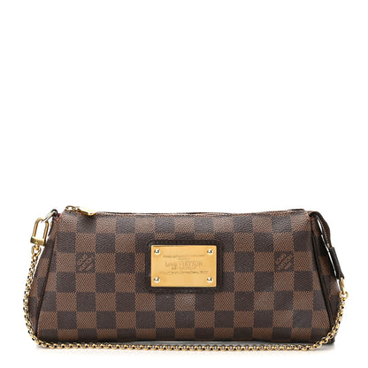 Louis Vuitton Damier Ebene Eva Clutch 1 of 9