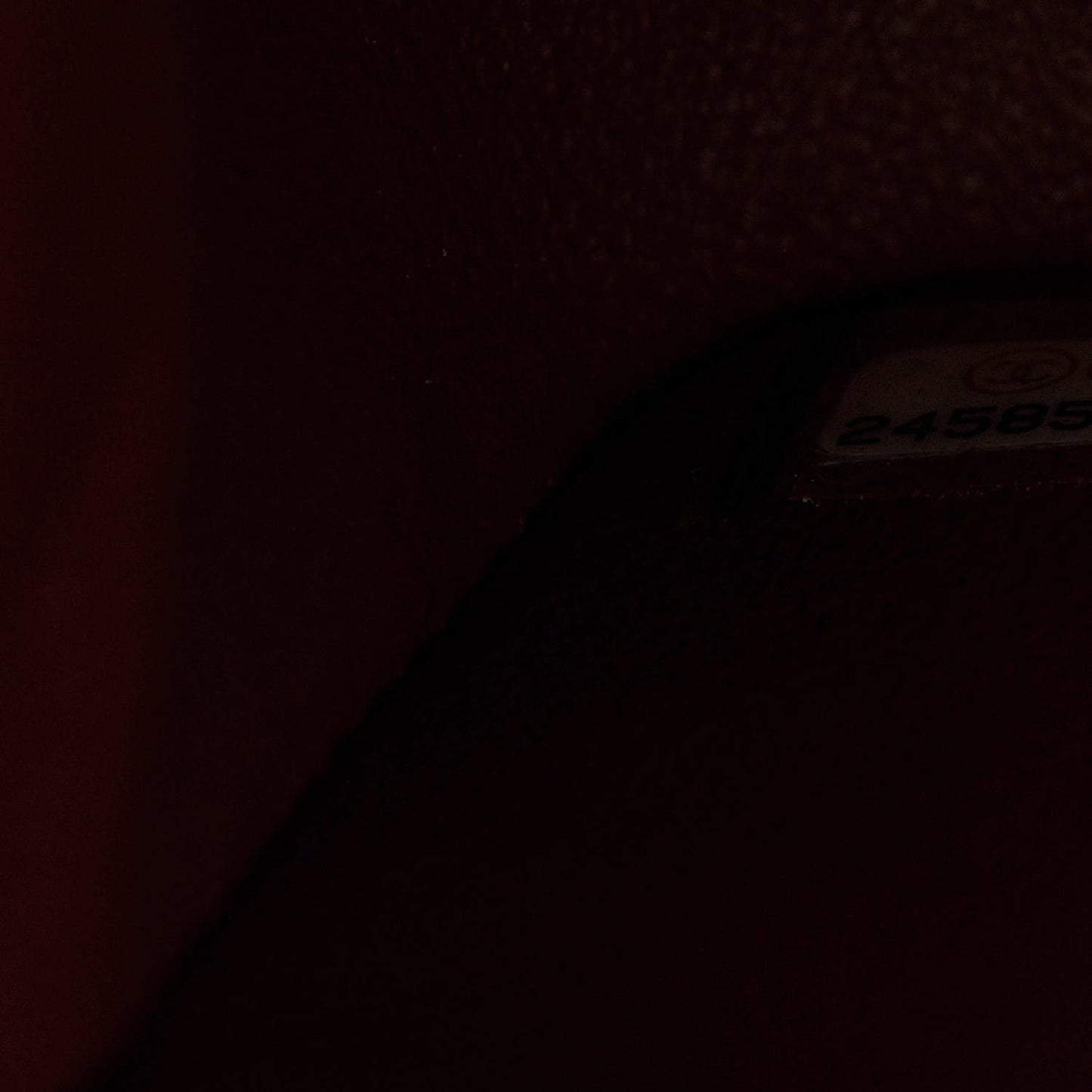 Caviar Quilted Jumbo Double Flap Dark Red