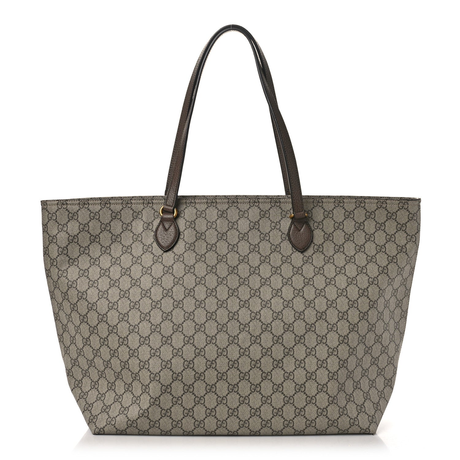 Gucci GG Supreme Monogram Medium Ophidia Shopping Tote Ebony 1 of 8