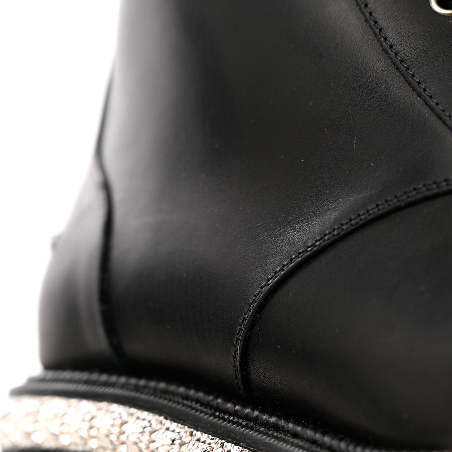Spikes Combat Boots 38.5 Black