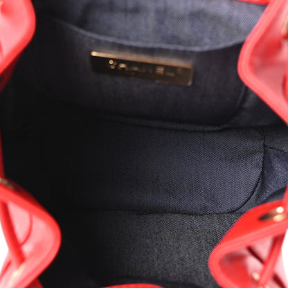 Chanel Lambskin CC Mania Backpack Red 4 of 9