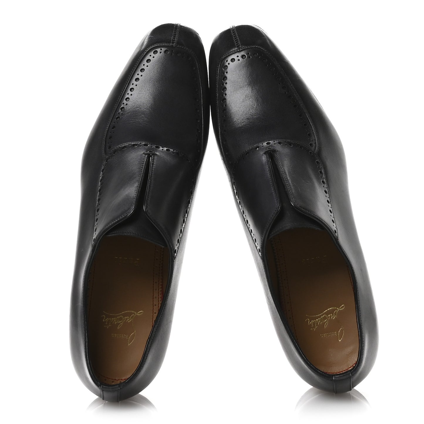 Calfskin Mens Lafitte On Flat Loafers 42 Black
