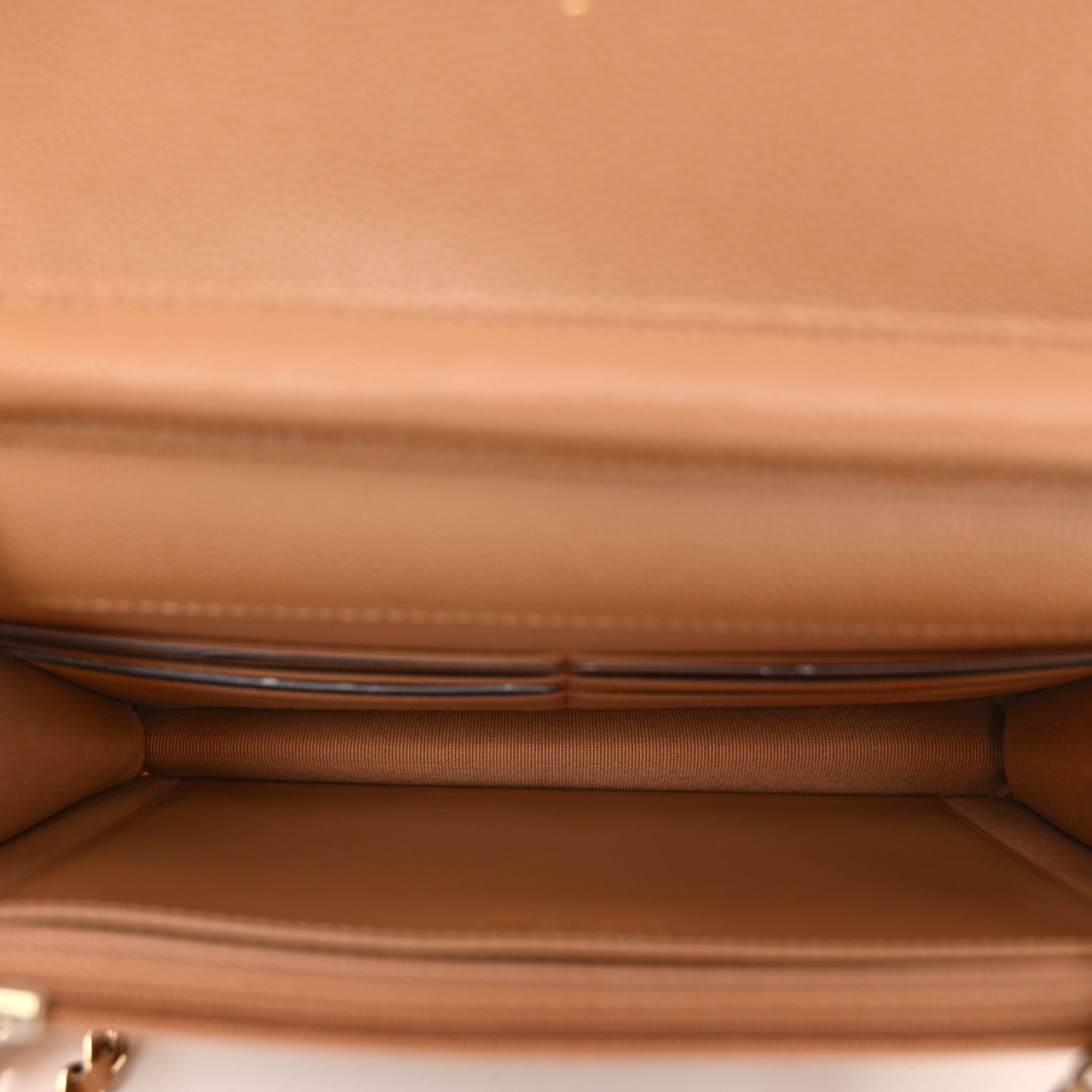 Chanel Caviar Quilted Wallet on Chain WOC Dark Beige 5 of 12