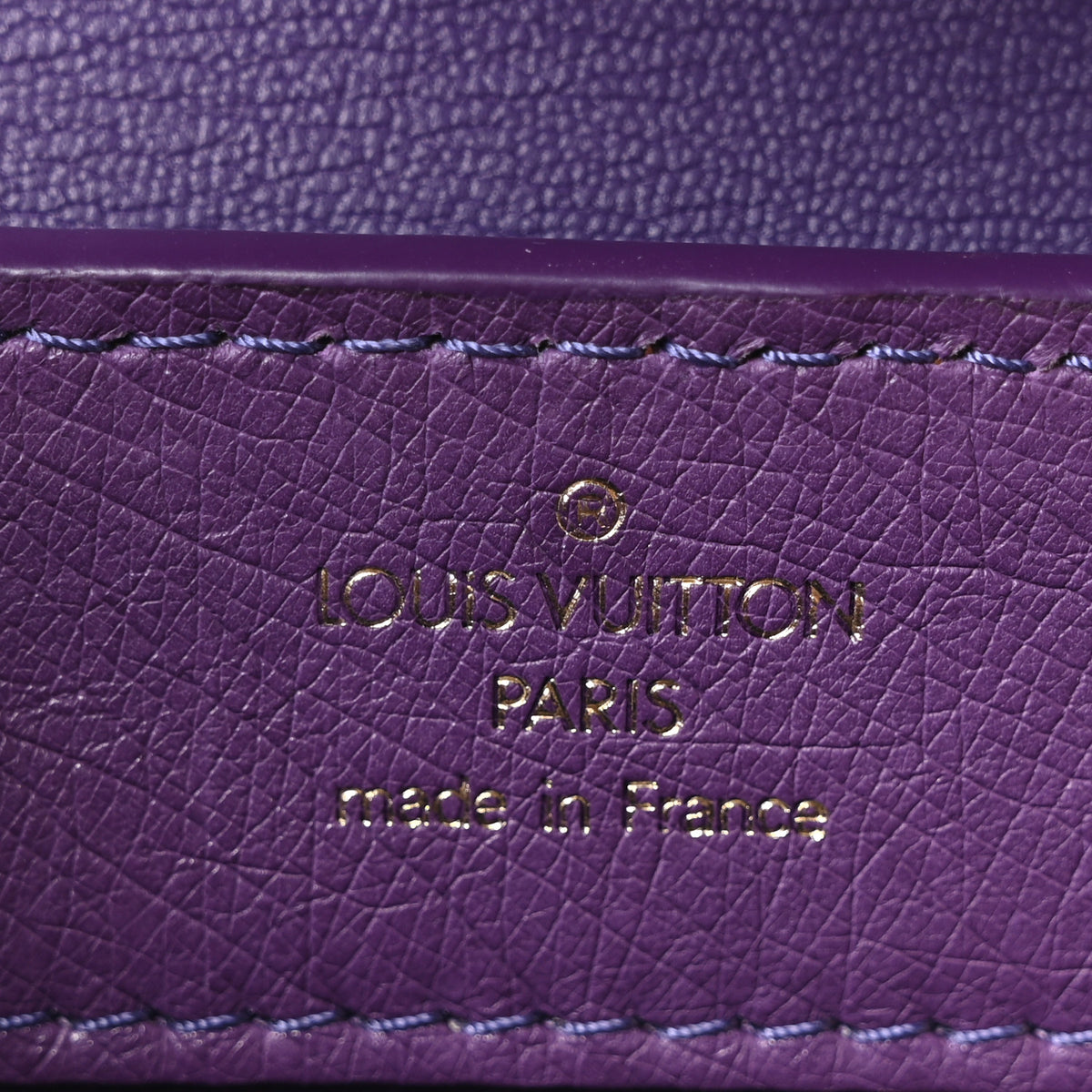Ostrich Capucines Mini Amethyst