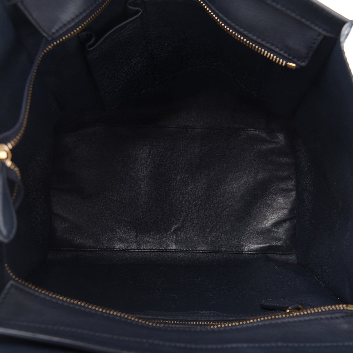 Celine Smooth Calfskin Mini Luggage Navy Blue 5 of 14