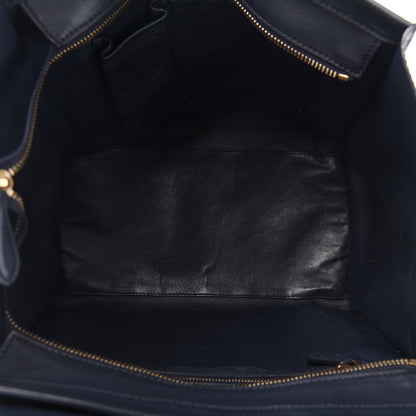 Celine Smooth Calfskin Mini Luggage Navy Blue 5 of 14