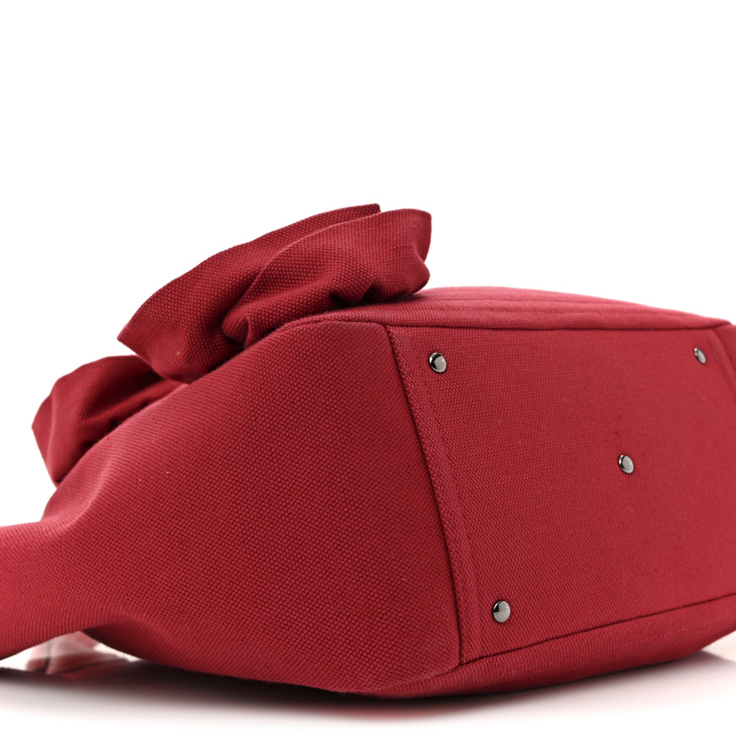 Canvas Atelier 02 Bow Edition Small Tote Bag Red