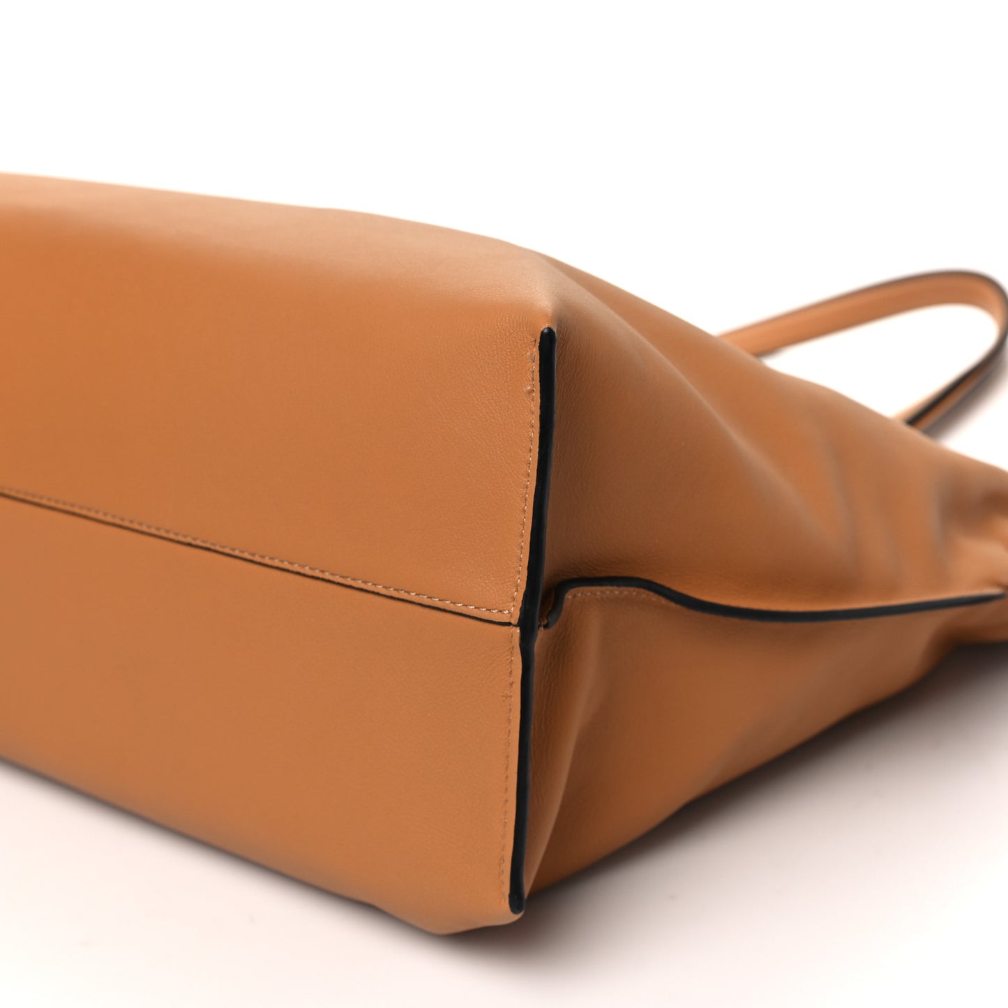 Calfskin XL Flamenco Knot Bag Warm Desert