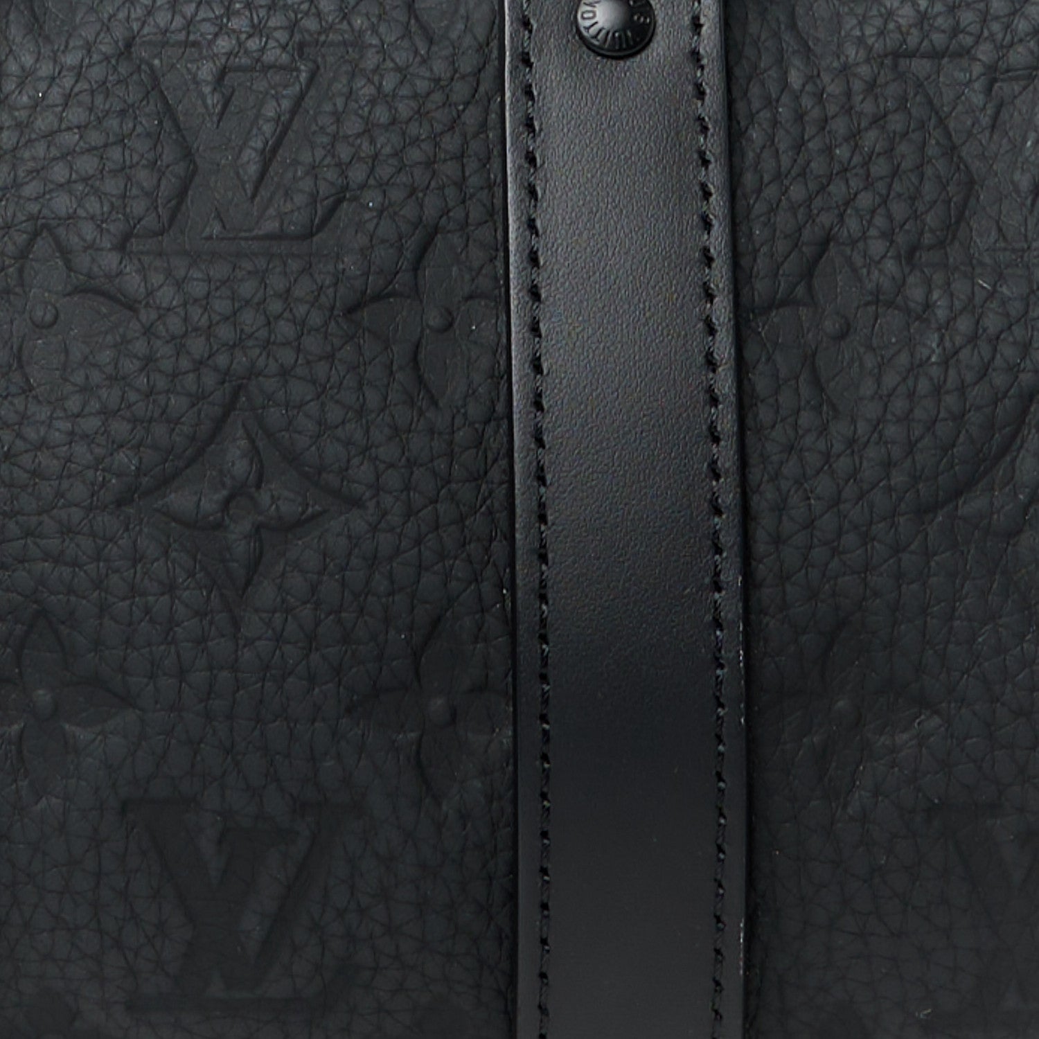 Louis Vuitton Monogram Taurillon Keepall Bandouliere 25 Black 8 of 10