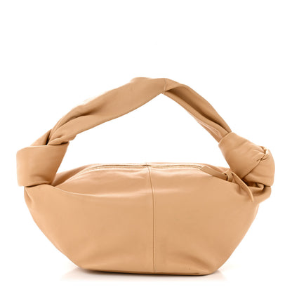 Bottega Veneta Calfskin Mini Double Knot Bag Almond 1 of 11