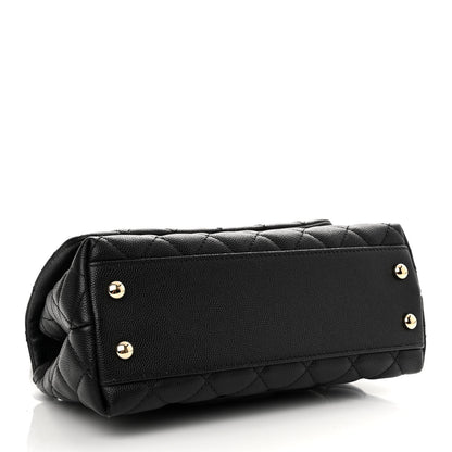 Chanel Caviar Quilted Mini Coco Handle Flap Black 4 of 12