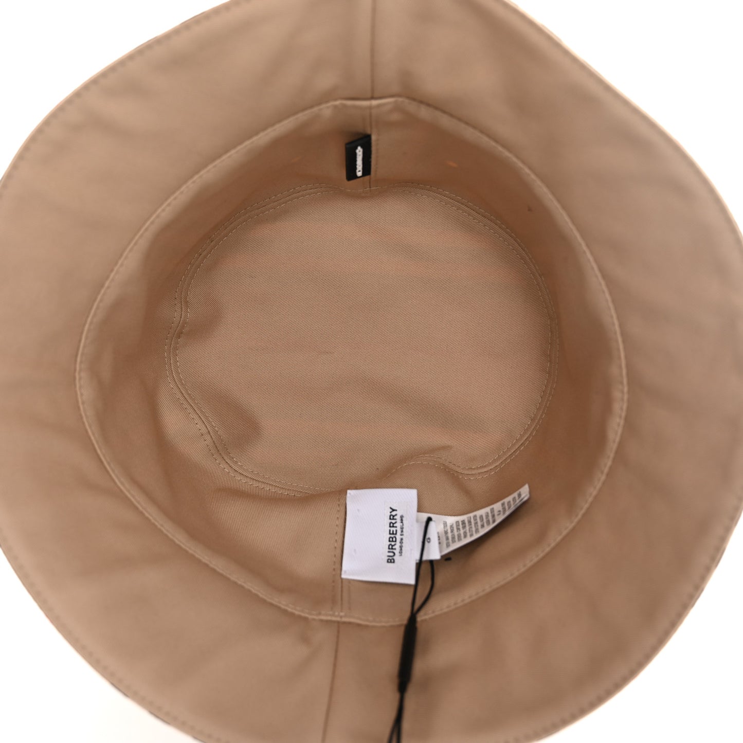 Technical Cotton Reversible Icon Stripe Bucket Hat L Archive Beige