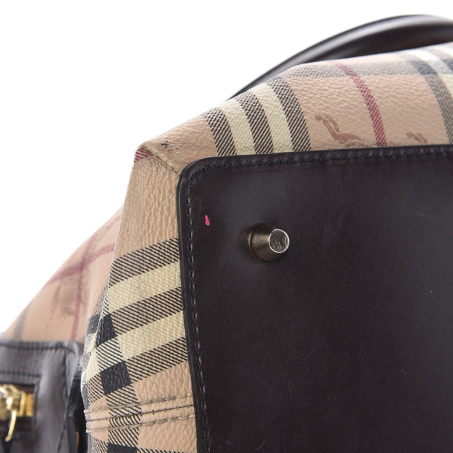 Haymarket Check Thornley Satchel Chocolate