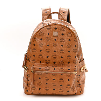 MCM Visetos Large Stark Backpack Cognac 1 of 11