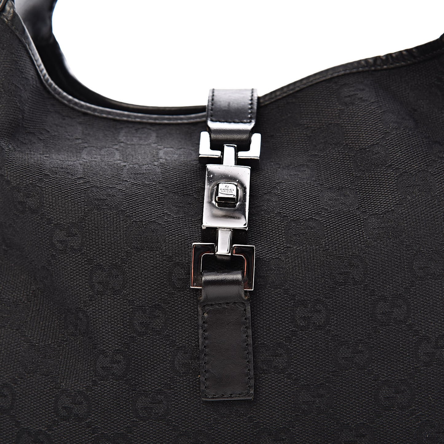 Monogram Small Jackie O Hobo Black