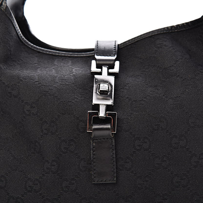 Gucci Monogram Small Jackie O Hobo Black 11 of 11