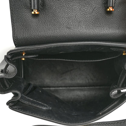 Versace Grained Calfskin Small La Medusa Top Handle Bag Black 5 of 10