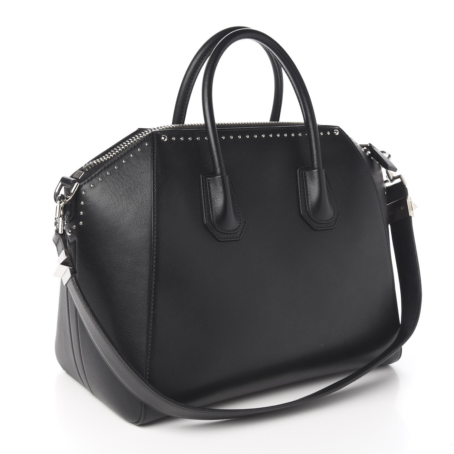 Givenchy Calfskin Medium Studded Antigona Black 2 of 10