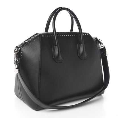 Givenchy Calfskin Medium Studded Antigona Black 2 of 10