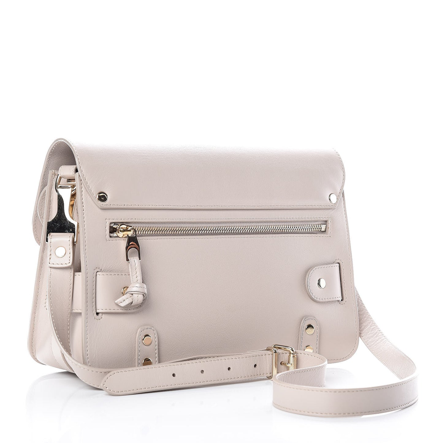 Calfskin PS11 Classic Shoulder Bag Canvas