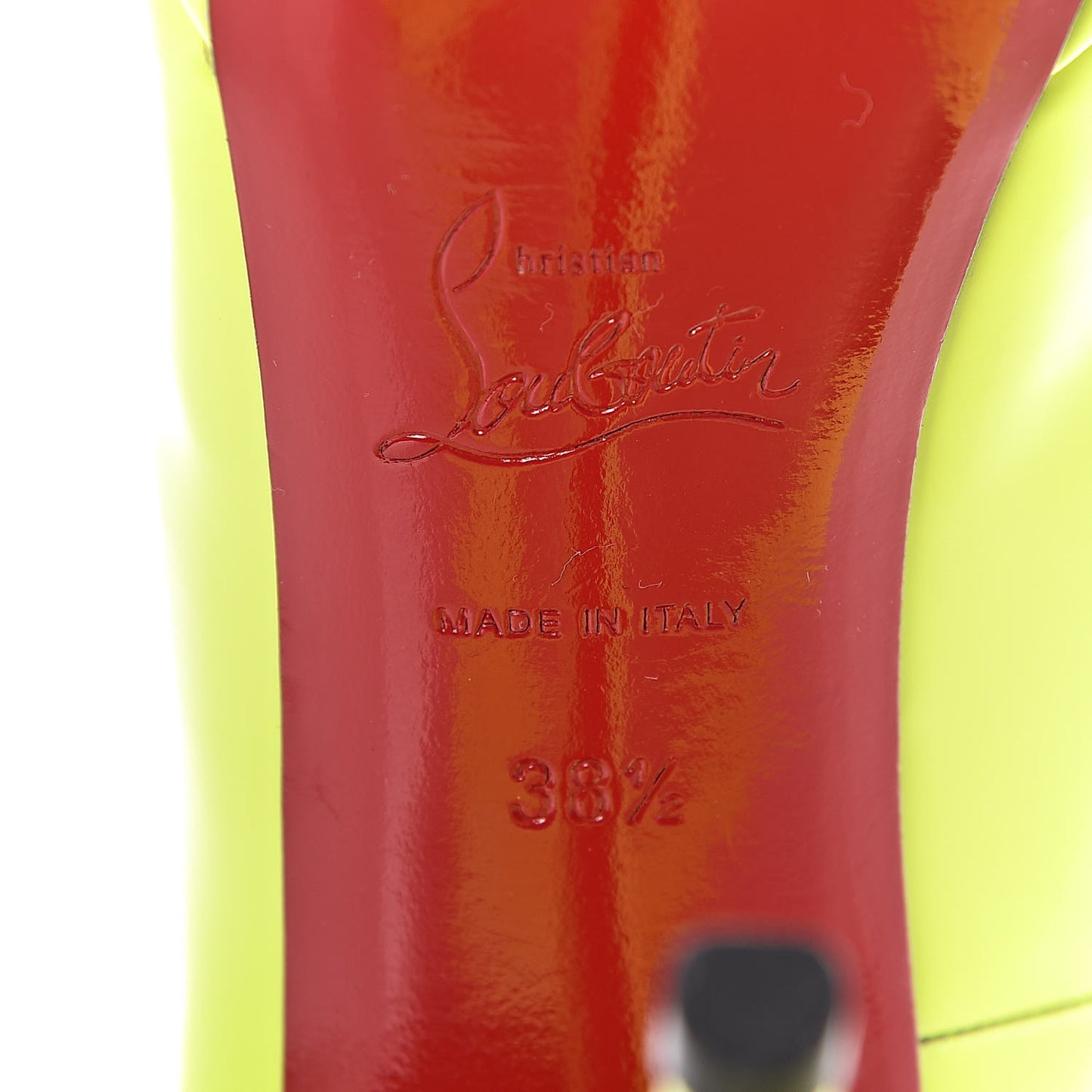 Calfskin Palais Royal 140 Pumps 38.5 Fluo