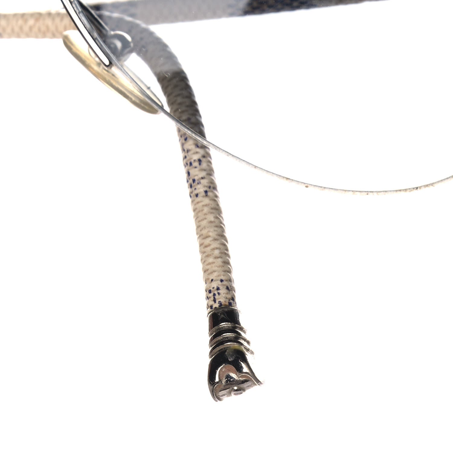 Louis Vuitton Damier Azur Petite Viola Pilote Aviator Sunglasses Z0570U 9 of 10