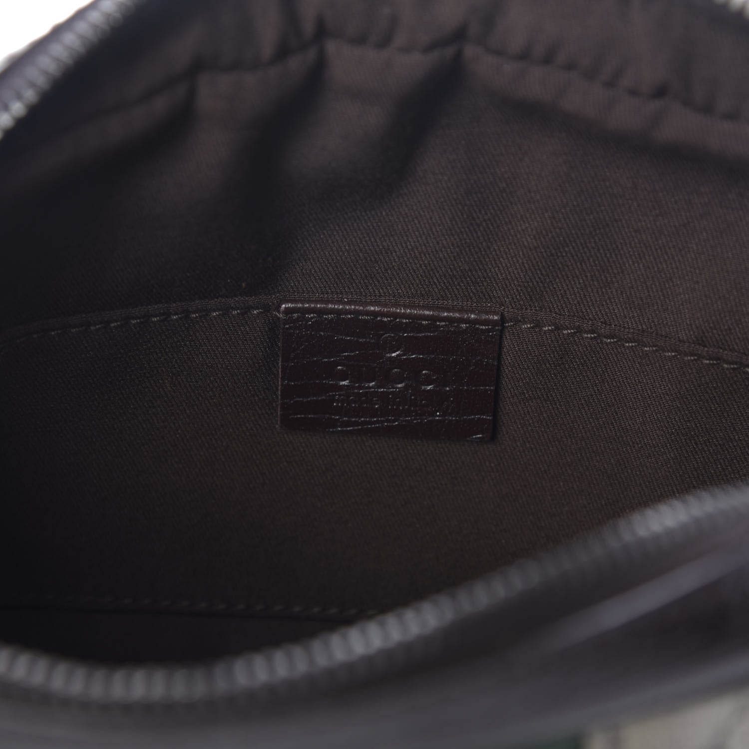 Gucci GG Supreme Monogram Canvas Web Shoulder Bag Brown 8 of 10