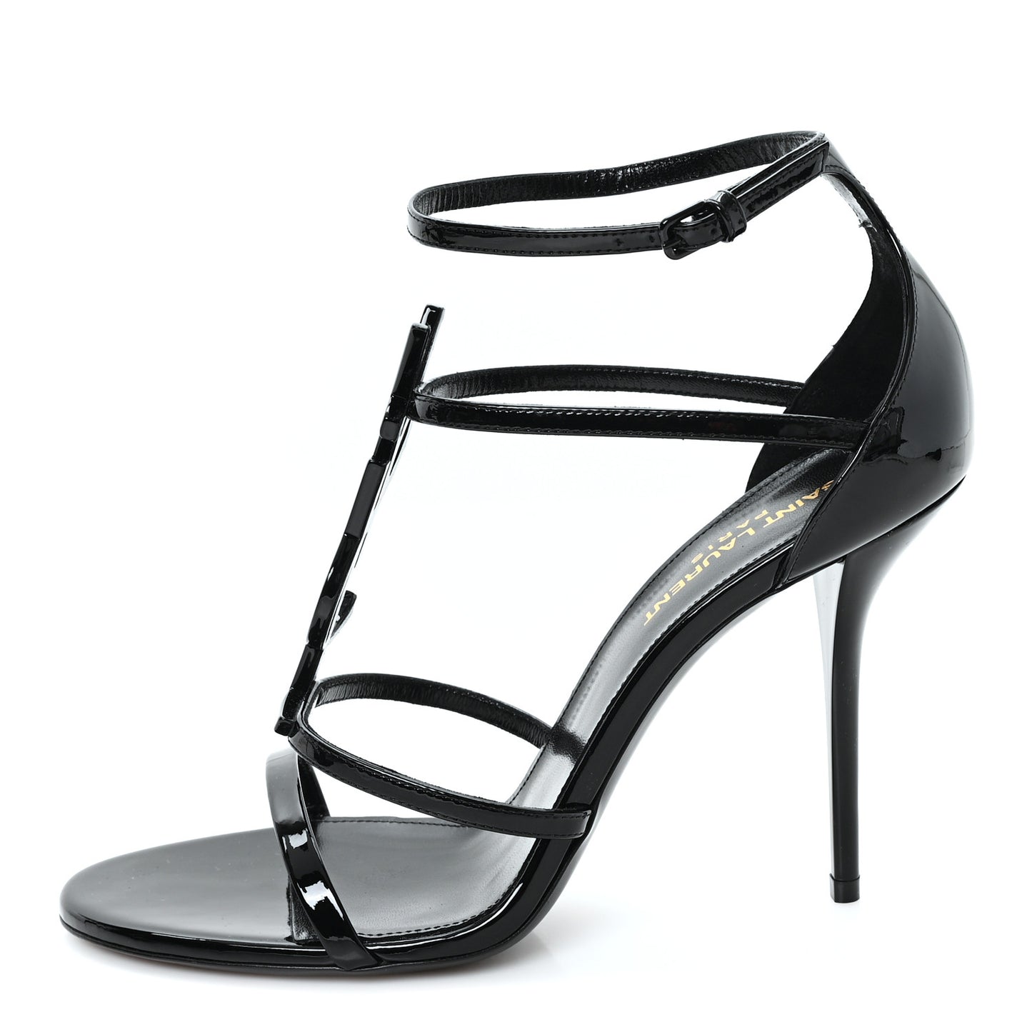 Patent Cassandra 100 Ankle Strap Sandals 39 Black