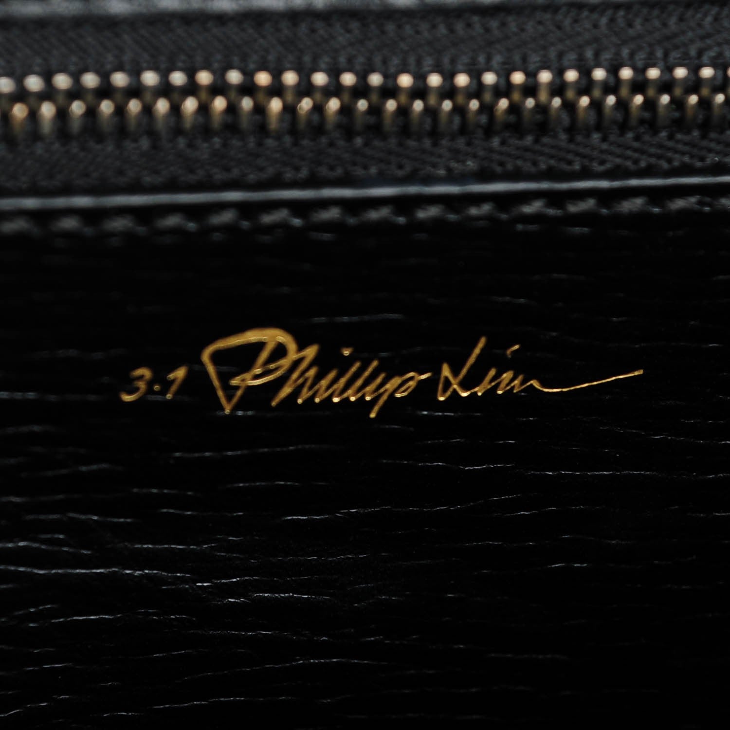 3.1 Phillip Lim 3.1 Turtle Embossed Medium Pashli Satchel Black 6 of 8