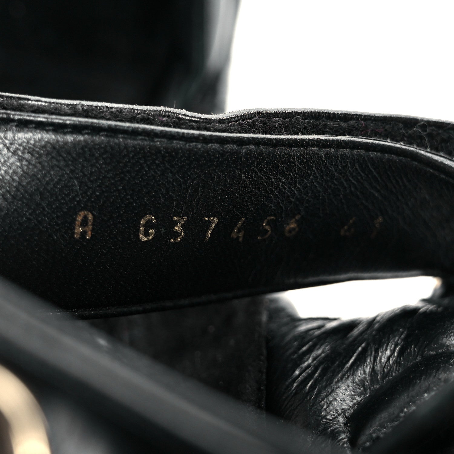 Chanel Shiny Calfskin Logo Platform Sandals 41 Black 9 of 9