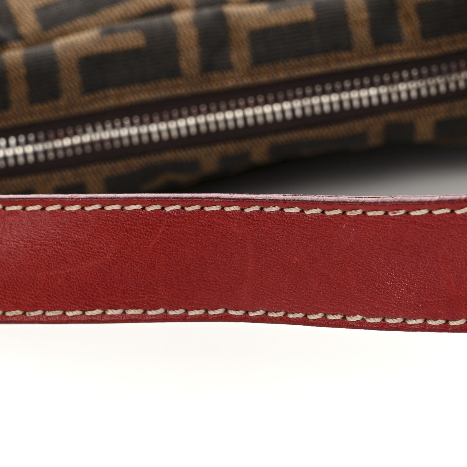 Fendi Zucca Oyster Tobacco Red 12 of 13