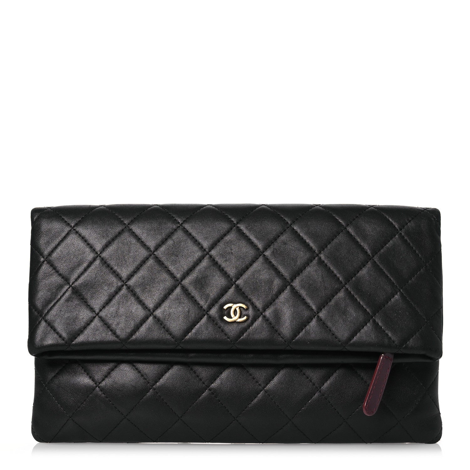 Chanel Lambskin Quilted CC Beauty Clutch Black 1 of 15