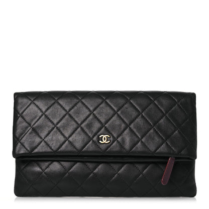 Chanel Lambskin Quilted CC Beauty Clutch Black 1 of 15