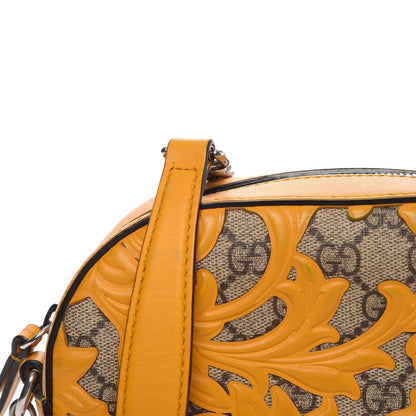 Gucci GG Supreme Monogram Arabesque Mini Chain Shoulder Bag Beige Yellow 11 of 21