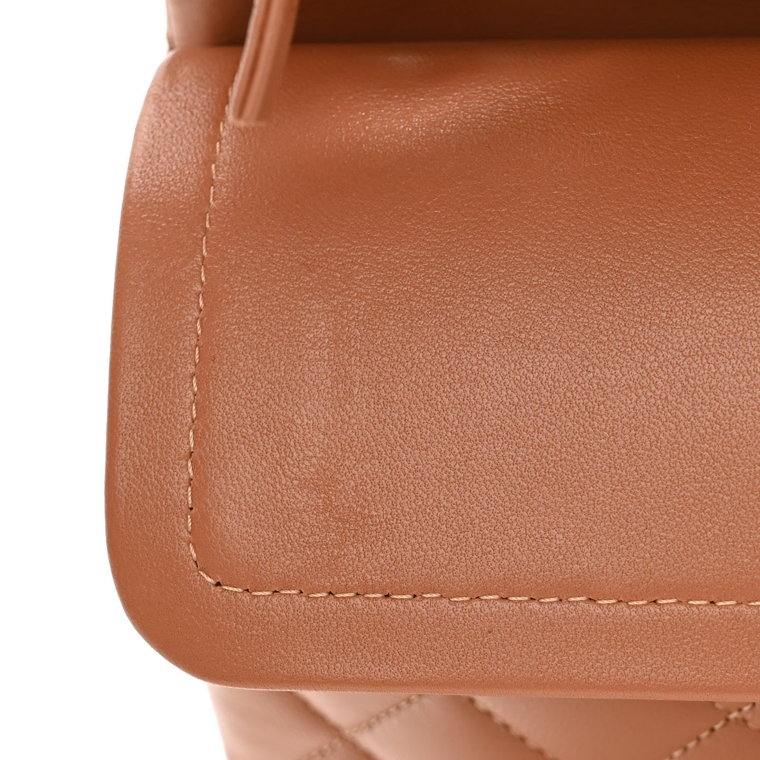 Chanel Lambskin Quilted Small Double Flap Brown 8 of 11
