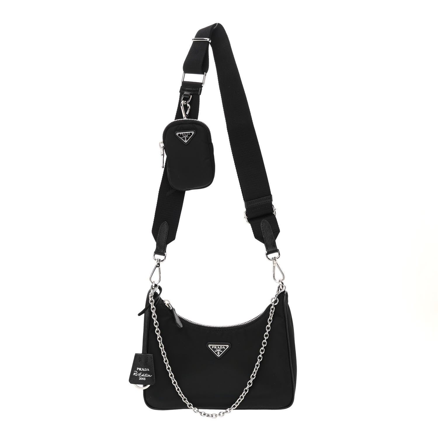 Prada Nylon Re-Edition 2005 Shoulder Bag Black 1 of 10