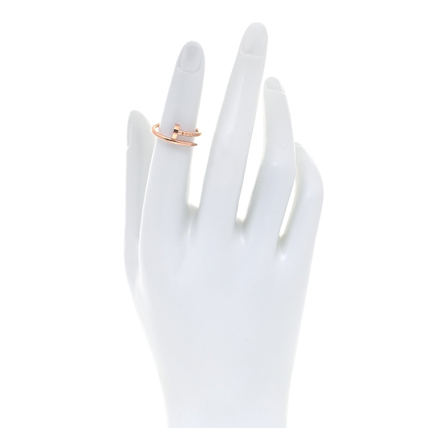 Cartier 18K Pink Gold Small Juste Un Clou Ring 49 5 4 of 12