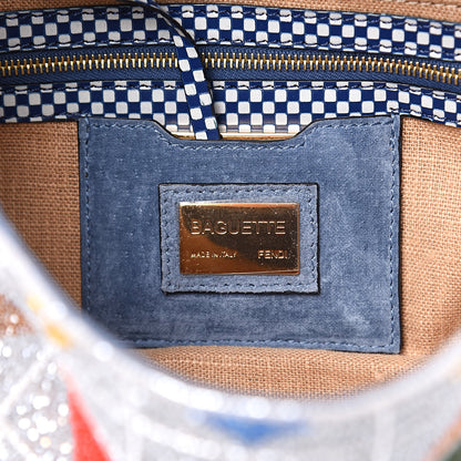 Fendi Beaded Embroidered Baguette Multicolor 6 of 11
