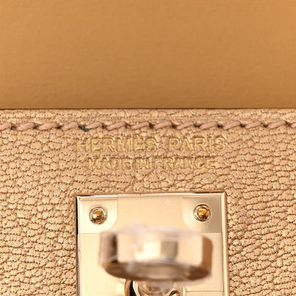 Hermes Metallic Chevre Chamkilight Mini Kelly Sellier 20 Dore 6 of 10
